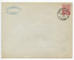 Germany 1880 10pf Imperial Eagle Postal Envelope; Breslau To Laibach / Ljubljana - Covers