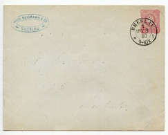 Germany 1880 10pf Imperial Eagle Postal Envelope; Breslau To Laibach / Ljubljana - Enveloppes