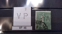FRANCE VP 46 TIMBRE  INDICE 7 SUR 130 PERFORE PERFORES PERFIN PERFINS PERFO PERFORATION PERFORIERT - Used Stamps