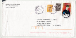 France // Lettre Au Départ De Ceyreste Pour La Suisse Le 18.03.2007 - Storia Postale