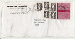 France // Lettre  Pour La Suisse Le 29.10.1990 - Covers & Documents