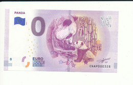 Billet Touristique  0 Euro  - PANDA - CNAP - 2018-1  n° 328 - Autres & Non Classés