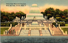 Michigan Detroit Belle Isle Park James Scott Memorial Fountain - Detroit