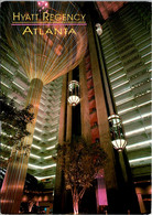 Georgia Atlanta Hyatt Regency Lobby Showing Elevators - Atlanta
