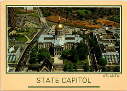 Georgia Atlanta State Capitol Building Aerial View - Atlanta