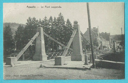 * Aywaille (Liège - Luik - La Wallonie) * (Photo Desaix, Ed Trois Ponts, Nr 12186) Le Pont Suspendu, Bridge, Canal, Quai - Aywaille