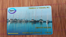 Phonecard Trinidad & Tobago $100 Smooth Sailing 113CTTA Used Rare - Trinidad En Tobago