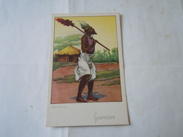 C.P.A. \P.C \KP. ETIOPIA ኢትዮጵያ Ethiopia - - EX COLONIA ITALIANA - ABISSINIA  VOLTI DELLA COLONIA - GUERRIERO - Ethiopie