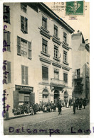 -  DIGNE - La Préfecture - Super Animation, L'Hôtel De Ville, Boulangerie, Cliché Peu Courant,  écrite, 1908, TBE, Scans - Digne