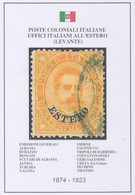 ITALIA - Collezione Uffici Postali All'Estero - Vol. 1 EMISSIONI GENERALI  Cat. 2240 Euro - Emissioni Generali