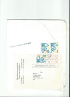 PARTIAL OF BIG COVER 2002 SWISS SWITZERLAND MINERAL HELVETIA ROCHE BASEL TO ITALY - Autres & Non Classés