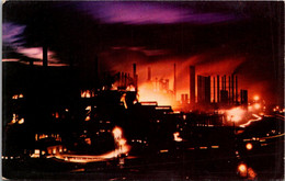 Alabama Birmingham Steel Industry At Night - Altri & Non Classificati