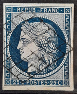 France 1850 N°4a Ob TB Cote 75€ - 1849-1850 Ceres