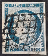 France 1850 N°4a Ob TB Cote 75€ - 1849-1850 Ceres