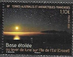 FRENCH ANTARCTIC, TAAF, 2022, MNH, STARS, SUN RISE IN THE ANTARCTIC,1v - Otros & Sin Clasificación