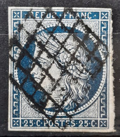 France 1850 N°4h Ob TB Cote 260€ - 1849-1850 Ceres