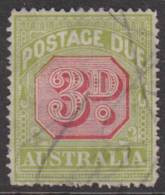 AUSTRALIA 1912 3d Postage Due SG D95 U XM1424 - Segnatasse