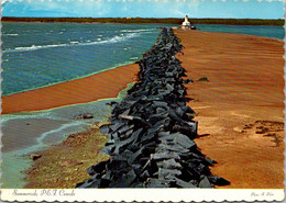 Canada Prince Edward Island Summerside The Breakwater And Lighthouse In The Harbour - Sonstige & Ohne Zuordnung