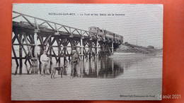 CPA (80) Noyelles Sur Mer Le Pont. Train.  Animée. (X.1876) - Noyelles-sur-Mer