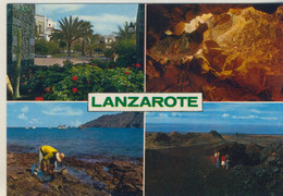 Lanzarote - La Isla De Los Volcanes - 4 Ansichten - Von 1974 (58894) - Lanzarote