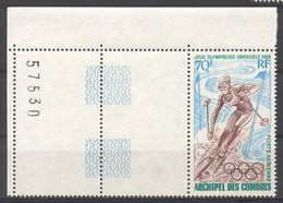 Comoros, Comores, 1968, Olympic Winter Games Grenoble, Skiing, Sports, MNH, Michel 86 - Nuevos