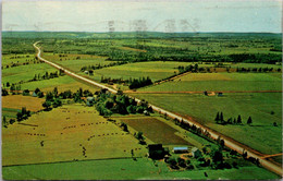 Canada Prince Edward Island Aerial View Of Trans Canada Highway At Clyde River 1964 - Altri & Non Classificati