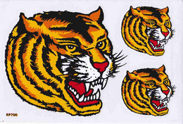 Tiger Tiere Aufkleber / Tiger Animal Sticker A4 1 Bogen 27 X 18 Cm ST440 - Scrapbooking