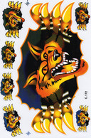Wolf Tiere Aufkleber / Dog Animal Sticker A4 1 Bogen 27 X 18 Cm ST361 - Scrapbooking