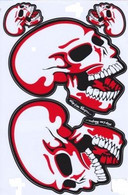 Totenkopf Sensemann Aufkleber / Skull Reaper Dead Sticker A4 1 Bogen 27 X 18 Cm ST135 - Scrapbooking