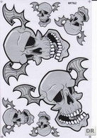 Totenkopf Sensemann Aufkleber / Skull Reaper Dead Sticker A4 1 Bogen 27 X 18 Cm ST287 - Scrapbooking