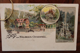 Ak CPA 1900 Ockerthal Gruss Aus Deutsches Reich Litho Oker - Other & Unclassified