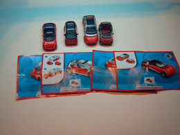 2007 Ferrero - Kinder Surprise -  TT090, TT091, TT092 & TT093 - Smart Collection - Complete Set + 4 BPZ's - Monoblocchi