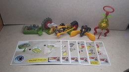 2004 Ferrero - Kinder Surprise -  C58, C59, C60, C61, C62 & C63 - Mission Maulwurf - Vehicles - Complete Set + 6 BPZ's - Monoblocchi