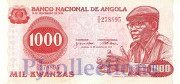 ANGOLA 1000 KWANZAS 1979 PICK 117a XF - Angola