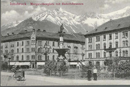 Autriche – INNBRUCK “Margarethenplatz Mit Rudolfsbrunnen » – Verlag Von Fritz Gratl, Innsbruck - Zürs