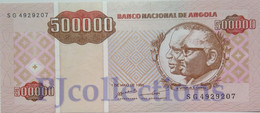 ANGOLA 500.000 KWANZAS 1995 PICK 140 UNC - Angola