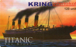 INDONESIA - PREPAID - KRING INTERLOKAL - SHIP - TITANIC (HIGHLY USED) - Indonesien