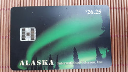 Alaska Phoneacrd Norhernlights Used Card Is Not Perfect Look Scan ARE - Autres - Amérique