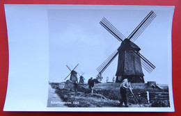 Cpa Cpsm Photo LEIDSCHENDAM Molen Moulin A Vent Dormeur Reveur Veilleur - Leidschendam