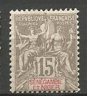 SENEGAMBIE ET NIGER  N° 6 NEUF*  CHARNIERE / MH - Unused Stamps