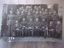 BELGIQUE BELGIUM WWII 1942 MARIENBOURG CARTE PHOTO PRISONNIERS SOLDATS FRANCAIS - Andere & Zonder Classificatie