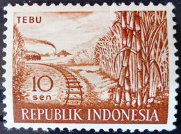 Indonésie Indonesia 1960 Agriculture Canne à Sucre Sugar Cane Yvert 216 ** MNH - Agriculture