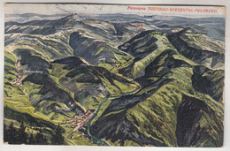 C5668) Panorama TODTNAU - WIESENTAL - FELDBERG - Vogelschau - Todtnauberg Etc. BAHNPOST 1929 - Todtnau