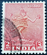 Inde India 1948 Nataraja Mythologie Hindoue Roi De La Danse Yvert 11 O Used - Hinduismus