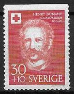 Suède 1959 N°439a Neuf** MNH Croix Rouge Henri Dunant - Ungebraucht
