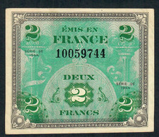 FRANCE P114 2 FRANCS 1944 DRAPEAU   XF-AU - 1944 Vlag/Frankrijk