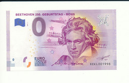 Billet Touristique 0 Euro -  BEETHOVEN 250. GEBURTSTAG - BONN - XEKL - 2019-1 - N° 1998 - Autres & Non Classés