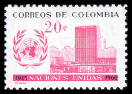 Colombia, 1960, United Nations, 15th Anniversary, MNH, Michel 953 - Colombia