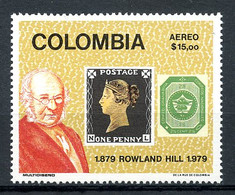 Colombia, 1979, Sir Rowland Hill, UPU, United Nations, MNH, Michel 1403 - Colombia