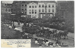 BRUXELLES  -- 75° Anniversaire De L'Indépendance Belge - Char De Marie-Thérese Et Charles De Lorraine - Feesten En Evenementen